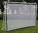 KLB Sport 7' x 5' Steel 3 in 1 Soccer Goal Targets W/Nets (Black)