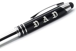Inkstone Dad Engraved Flashlight Pen Triple Function Writing Pen with LED Light and Touch Screen Stylus Accessories Gifts for Dad Father