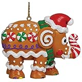 Westland Giftware Elephant Parade Resin Ornament in Tin Window Box, Gingerphant, 2.5-Inch