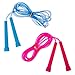 Jump Rope for Kids (2 Pack) - Set of 2 9ft Adjustable Skipping Ropes (Pink & Blue) for Children Jumping Games Songs and Rhymes