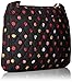 Vera Bradley Women's Cotton Little Hipster Crossbody Purse, Havana Dots, One Size