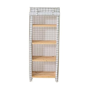 Amazon Com Portable Clothes Closet Solid Wood Non Woven Fabric