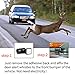 Ansblue Deer Alert for Vehicles,Animal Deer Warning Alarm,Avoids Deer Collisions Car Deer Warning,Ultrasonic Wildlife Warning for Auto Motorcycle Truck SUV and ATV - Black / 4pcs