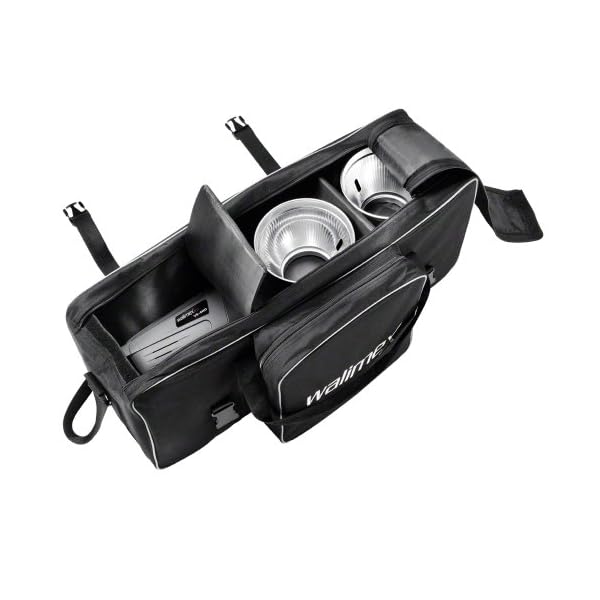 Walimex Pro Studiotasche XL für Studioblitz, Reflektoren und anderes Studiozubehör, Innenmaß 75x30x33cm), Braun – Bild 6
