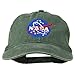 e4Hats.com NASA Insignia Embroidered Pigment Dyed Cap - Dk Green OSFM
