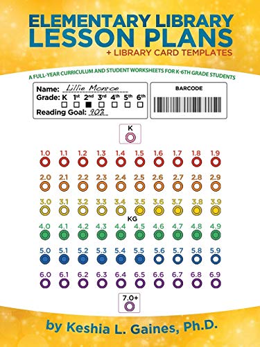 Elementary Library Lesson Plans: A Full-year Curriculum and Student Worksheets for K-6th Grade Stude - //medicalbooks.filipinodoctors.org