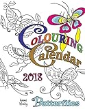 Colouring Calendar 2018 Butterflies (UK Edition) by Anna Winky