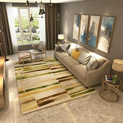 Renjie Modern Colorful Abstract Carpets For Living Room Art Rugs For Bedroom Study/Restaurant Floor Mat Soft Coffee Table Area Rug@China_Bo-26_200X300Cm