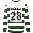 Ronaldo #28 Sporting Retro Long Sleeve 02/03 Soccer Jersey for Men Fan Version