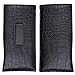 OptiPlix Slip In Glasses Case Sleeve with Pocket Clip – Compact, Lightweight Holder Protects Eyeglasses and Eyewear from Scratches and Damage - Black Crocodile Print Design