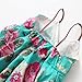 LittleSpring Toddler Girls Dresses Casual Summer Beach Floral Lace Sundress for Kids Mint Green 4T