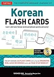 Korean Flash Cards Kit: Learn 1,000 Basic Korean Words and Phrases Quickly and Easily! (Hangul & Romanized Forms) (Audio-CD Included)