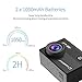 Crosstour 4K Action Camera 16MP WiFi Underwater Cam 30M Waterproof Case Sports Camera with Remote Control 2 Batteries and 19 Mounting Accessories (4K)