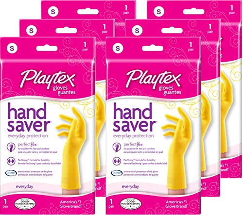 Playtex Gloves HandSaver Gloves: Small - 6 Pairs