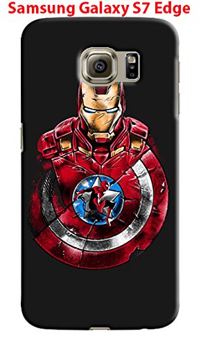 Captain America: Civil War & Characters for Samsung Galaxy S7 Edge Hard Case Cover (war21)