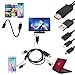Efanr 6.5ft Micro USB to HDMI Adapter Cable 1080P HDTV for Samsung Galaxy S2 S3 S4 S5 Note 2 3 4 8 Galaxy Tab 3 8.0, Tab 3 10.1 Android Devices, Not Compatible with Galaxy S6, S6 Edge, S7 Edge, S7, S8