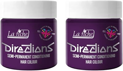 La Riche Directions Plum Semi-Permanent Hair Color 100ml Tub 2 Pack