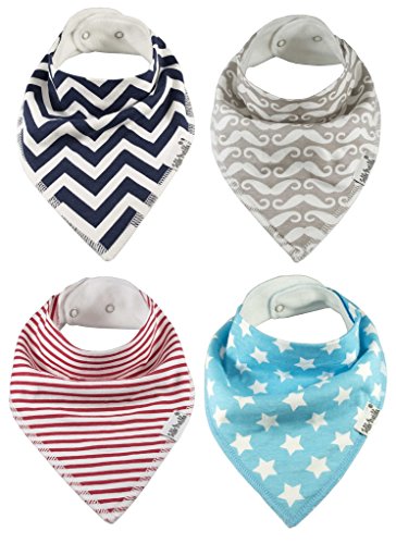 Baby bandana bibs by zelda matilda extra long absorbent…