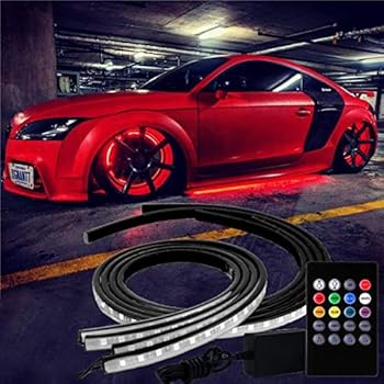 Amazon.com: LED Under Car Glow Underbody System Neon Lights Kit 48" x 2