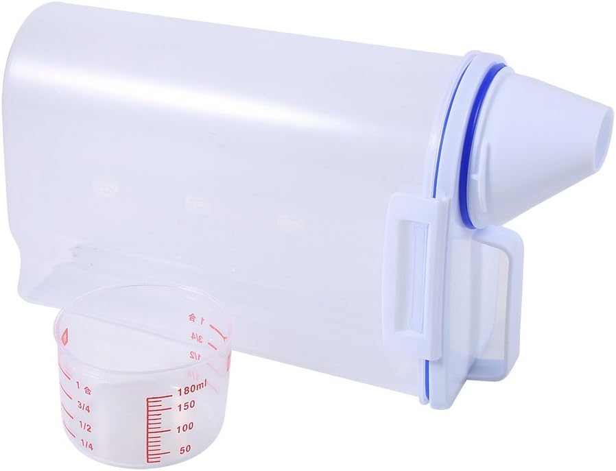 Fdit Pet Food Container Dog Cat Food Storage Set Dry Food Dispenser Easy Pour With Cup - Image 3