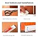 Under Door Sweep Weather Stripping Soundproof Door Draft Stopper Direct Energy Saver for Door Bottom Seal, 2’’ Width×39’’ Length