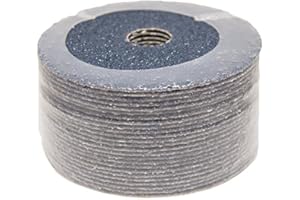Benchmark Abrasives 4-1/2" x 7/8" 36 Grit Zirconia Resin Fiber Sanding Grinding Discs - 25 Pack