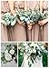 Faux Silver Dollar Eucalyptus | 8 Stems | Artificial Classic Silk Greenery Leaves for Floral Arrangement