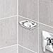 Better Living Products 11252 Bath Boutique Traditional Soap Basket, Chrome