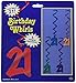 Beistle 21 Whirls Asstd Colors