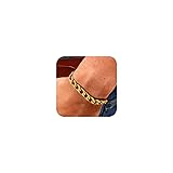 ChainsPro Gold Wrist Bracelet for Men 8mm 7.5inch