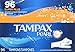 Tampax Pearl Unscented Tampon, Super Plus Absorbency, 96 Count