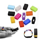 NIUTOP 12pcs Multicolor Replacement Silicon Fastener Ring for Fitbit Flex/ Fitbit Charge/ Fitbit Charge HR Wireless Activity Bracelet Sport Wristband - Fix the Clasp Fall Off Problem - (Tracker or Wristband NOT included)