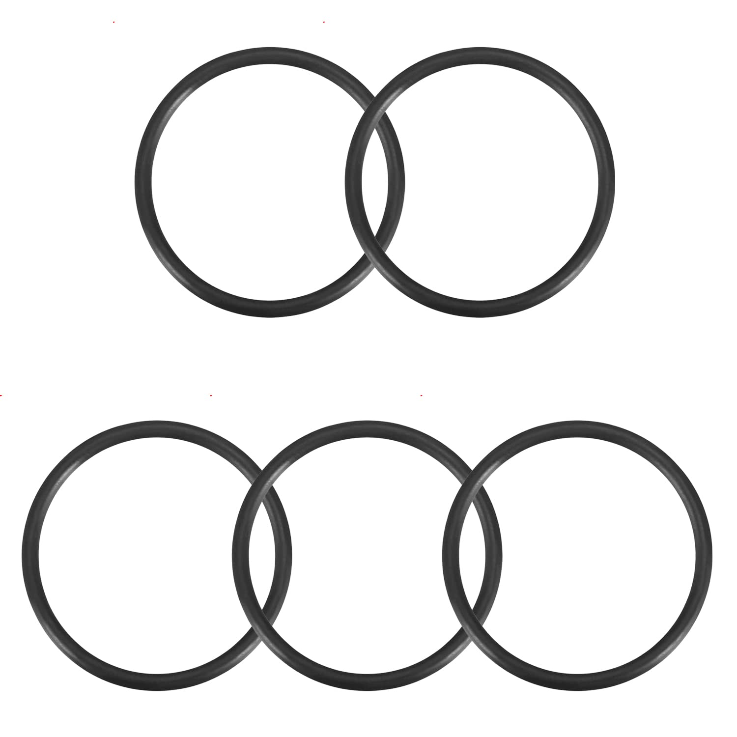 Othmro 5pcs O-Rings Seal Rubber Washer, 105mm OD 95mm ID 5mm Width, Nitrile Rubber Sealing Gasket Rings, Washers Seal & Auto Quick Repair