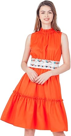 plains and prints red dress