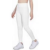 Arshiner Girls Fleece Lined Leggings High Waist Water Resistant Warm Winter Tights Running Athletic Yoga Pants for Kids