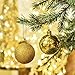 Valery Madelyn 24ct 60mm Sparkling Gold Christmas Ball Ornaments Decor, Shatterproof Christmas Tree Ornaments for Xmas Decoration