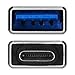 Spigen CA300 USB Type C Male to USB 3.0 Type A Female Adapter Aluminum for Galaxy S9 / S9 Plus/Note 8 / S8 / S8 Plus/Pixel/LG/HTC & More- 2Pack