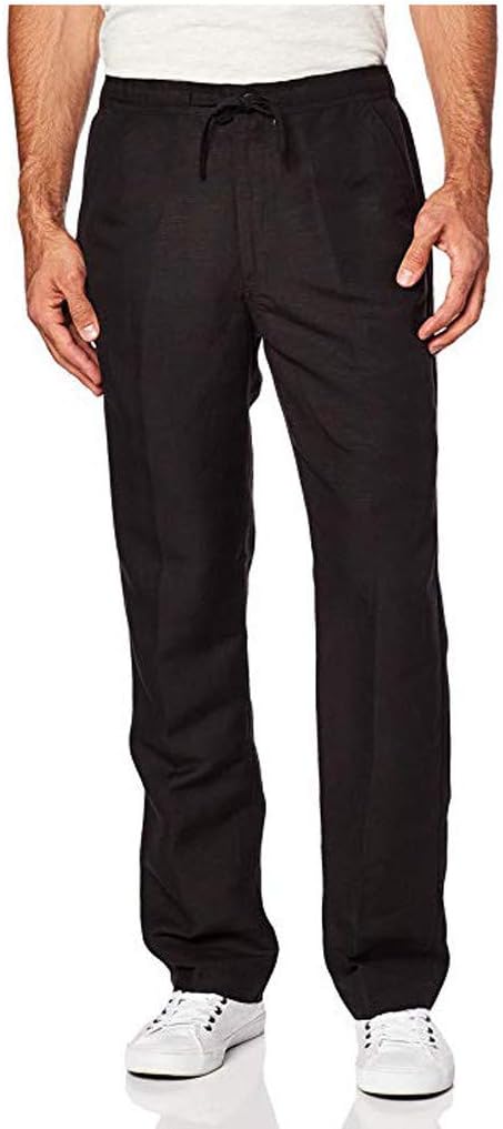 SANFASHION 2020 Newest Mens Trousers Casual Pants Pocket Elasticated Waist Drawstrings Slim Fit Stretch Spring Summer Autumn Winter Comfy Soft Breathable
