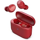 JLab Go Air Pop True Wireless Earbuds, in Ear Headphones, Bluetooth Earphones, Ear Buds with 32H Playtime, Bluetooth Earbuds with Microphone, USB Charging Case, Dual Connect, EQ3 Sound, Rose
