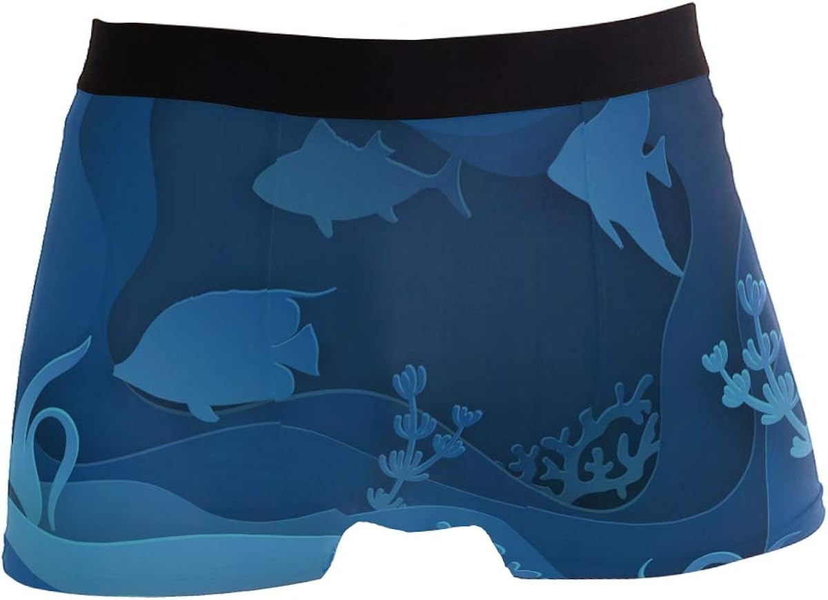 Mens Fashion Paper Style Underwater Men's Underwear Boxer Briefs