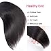 Beauty Forever Hair Brazilian Straight Hair 3 Bundles Unprocessed Virgin Human Hair Extensions Natural Color Can Be Dyed and Bleached (8 10 12)