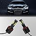 Wisamic 2x H8 120W CREE LED Halo Headlight Bulbs 6500K Angel Eyes for BMW E60 E61 E70 E87 E90 E92 E93 X5 (2 Pack)