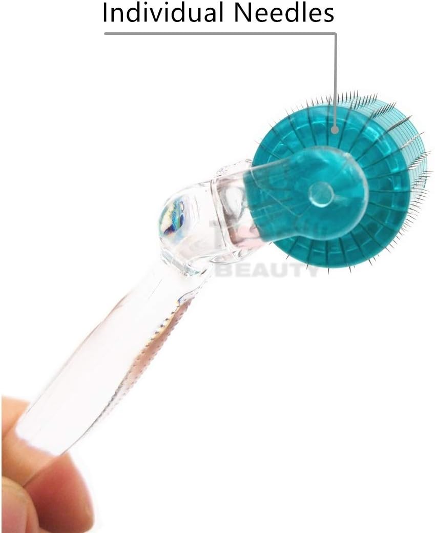 Toexy Beauty 1.0mm Micro Needles Derma Roller 192 Tips for Skin Care Beauty Tool, Anti Aging Wrinkles Acne Scars