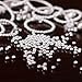 Syhonic 100pcs Genuine 925 Sterling Silver Round Beads Tiny Smooth Beads for Necklaces, Bracelets and Jewelry Making(3mm)