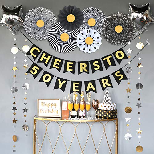 50th Birthday Decorations for Women or Men by Homond, 50th Bday ...