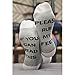 Unisex Funny Hidden Message Socks - If You can Read This - Rub My Feet on Soles