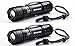 Brightex 2 Pack XR-1100 Pro Real Lab Tested 1100 Lumens Super Bright Small Tactical Flashlight US Made LED, Water Resistant, 5 Light Modes, Powerful X2000 Zoom & Belt Clip