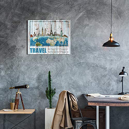 Visual-Art-Decor-Travel-to-Live-Quotes-Canvas-Prints-Wall-Art-Framed-and-Stretched-Sign-Poster-for-Home-Hotel-Guest-Bedroom-Wall-Decoration