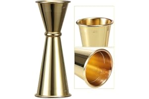 Angzhili Double Cocktail Jigger with Measures Scale Inside,1oz/2 oz Stainless Steel Bar Jiggers Cocktail Shaker Measuring Cup