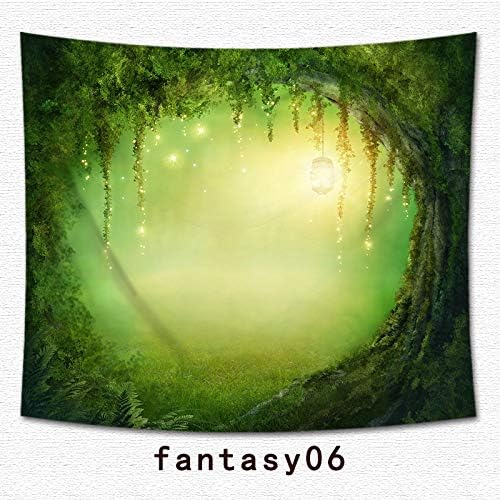 mmzki European tapestry fantasy fantasy polyester printing tarpaulin European and American home decoration tapestry 6 150 * 130cm
